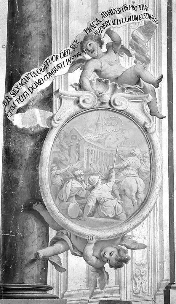Storie dei sette Santi Fondatori, con Fortini B., Pugliesci A. - Convento di S. Maria Annunziata